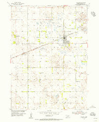 Bassett Nebraska Historical topographic map, 1:24000 scale, 7.5 X 7.5 Minute, Year 1954