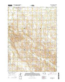 Battle Creek Nebraska Current topographic map, 1:24000 scale, 7.5 X 7.5 Minute, Year 2014