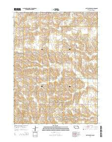 Battle Creek SW Nebraska Current topographic map, 1:24000 scale, 7.5 X 7.5 Minute, Year 2014