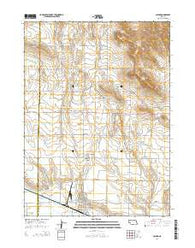 Bayard Nebraska Current topographic map, 1:24000 scale, 7.5 X 7.5 Minute, Year 2014