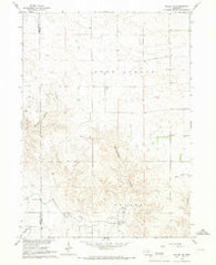 Bayard NE Nebraska Historical topographic map, 1:24000 scale, 7.5 X 7.5 Minute, Year 1965