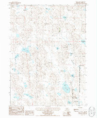 Bean Lake Nebraska Historical topographic map, 1:24000 scale, 7.5 X 7.5 Minute, Year 1986