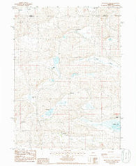 Bean Soup Lake Nebraska Historical topographic map, 1:24000 scale, 7.5 X 7.5 Minute, Year 1985