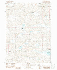 Bean Soup Lake Nebraska Historical topographic map, 1:24000 scale, 7.5 X 7.5 Minute, Year 1985