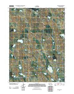 Bean Lake Nebraska Historical topographic map, 1:24000 scale, 7.5 X 7.5 Minute, Year 2011