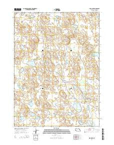 Bean Lake Nebraska Current topographic map, 1:24000 scale, 7.5 X 7.5 Minute, Year 2014
