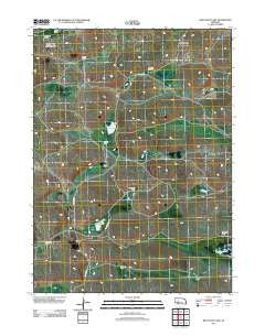 Bean Soup Lake Nebraska Historical topographic map, 1:24000 scale, 7.5 X 7.5 Minute, Year 2011