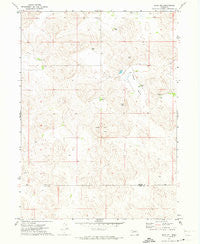 Bear Hill Nebraska Historical topographic map, 1:24000 scale, 7.5 X 7.5 Minute, Year 1971