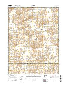 Bear Hill Nebraska Current topographic map, 1:24000 scale, 7.5 X 7.5 Minute, Year 2014