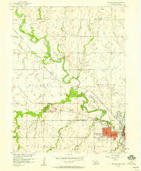Beatrice West Nebraska Historical topographic map, 1:24000 scale, 7.5 X 7.5 Minute, Year 1957