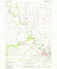 Beatrice West Nebraska Historical topographic map, 1:24000 scale, 7.5 X 7.5 Minute, Year 1957