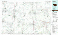 Beatrice Nebraska Historical topographic map, 1:100000 scale, 30 X 60 Minute, Year 1986