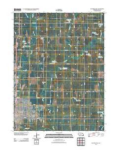Beatrice East Nebraska Historical topographic map, 1:24000 scale, 7.5 X 7.5 Minute, Year 2011