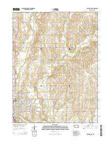 Beatrice East Nebraska Current topographic map, 1:24000 scale, 7.5 X 7.5 Minute, Year 2014
