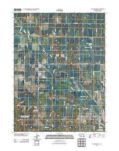 Beatrice West Nebraska Historical topographic map, 1:24000 scale, 7.5 X 7.5 Minute, Year 2011
