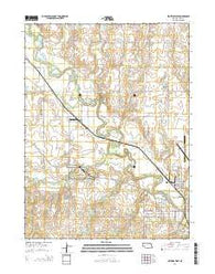 Beatrice West Nebraska Current topographic map, 1:24000 scale, 7.5 X 7.5 Minute, Year 2014