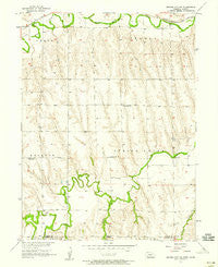 Beaver City SW Nebraska Historical topographic map, 1:24000 scale, 7.5 X 7.5 Minute, Year 1957