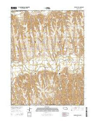 Beaver City SE Nebraska Current topographic map, 1:24000 scale, 7.5 X 7.5 Minute, Year 2014