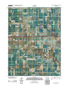 Beaver Crossing Nebraska Historical topographic map, 1:24000 scale, 7.5 X 7.5 Minute, Year 2011