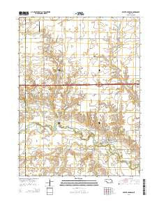 Beaver Crossing Nebraska Current topographic map, 1:24000 scale, 7.5 X 7.5 Minute, Year 2014