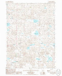 Beck Lake Nebraska Historical topographic map, 1:24000 scale, 7.5 X 7.5 Minute, Year 1986
