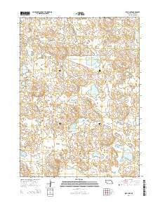 Beck Lake Nebraska Current topographic map, 1:24000 scale, 7.5 X 7.5 Minute, Year 2014