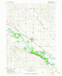 Beemer Nebraska Historical topographic map, 1:24000 scale, 7.5 X 7.5 Minute, Year 1966