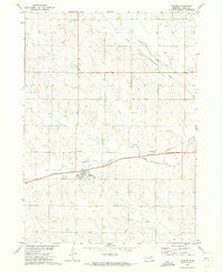 Belden Nebraska Historical topographic map, 1:24000 scale, 7.5 X 7.5 Minute, Year 1971