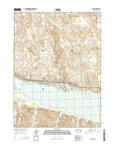 Belmar Nebraska Current topographic map, 1:24000 scale, 7.5 X 7.5 Minute, Year 2014