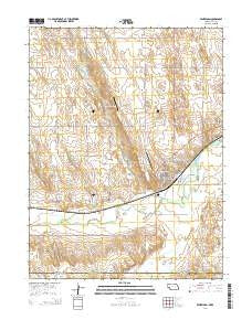 Benkelman Nebraska Current topographic map, 1:24000 scale, 7.5 X 7.5 Minute, Year 2014