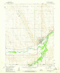 Benkelman Nebraska Historical topographic map, 1:24000 scale, 7.5 X 7.5 Minute, Year 1961