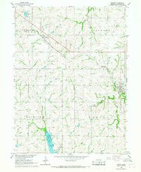Bennet Nebraska Historical topographic map, 1:24000 scale, 7.5 X 7.5 Minute, Year 1966