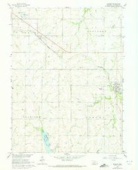 Bennet Nebraska Historical topographic map, 1:24000 scale, 7.5 X 7.5 Minute, Year 1966