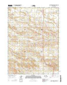 Bennett Reservoir West Nebraska Current topographic map, 1:24000 scale, 7.5 X 7.5 Minute, Year 2014