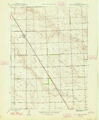 Berea Creek West Nebraska Historical topographic map, 1:24000 scale, 7.5 X 7.5 Minute, Year 1948