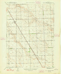 Berea Creek West Nebraska Historical topographic map, 1:24000 scale, 7.5 X 7.5 Minute, Year 1948