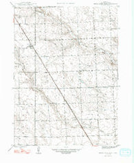 Berea Creek West Nebraska Historical topographic map, 1:24000 scale, 7.5 X 7.5 Minute, Year 1948