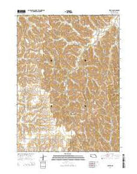 Bertha Nebraska Current topographic map, 1:24000 scale, 7.5 X 7.5 Minute, Year 2014