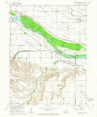 Bertrand NW Nebraska Historical topographic map, 1:24000 scale, 7.5 X 7.5 Minute, Year 1962