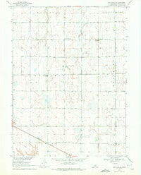 Bertrand SE Nebraska Historical topographic map, 1:24000 scale, 7.5 X 7.5 Minute, Year 1970