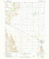 Bertrand Nebraska Historical topographic map, 1:24000 scale, 7.5 X 7.5 Minute, Year 1971