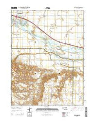 Bertrand NW Nebraska Current topographic map, 1:24000 scale, 7.5 X 7.5 Minute, Year 2014
