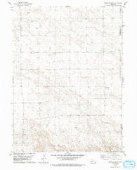Bethel Cemetery Nebraska Historical topographic map, 1:24000 scale, 7.5 X 7.5 Minute, Year 1979