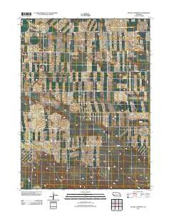 Bethel Cemetery Nebraska Historical topographic map, 1:24000 scale, 7.5 X 7.5 Minute, Year 2011