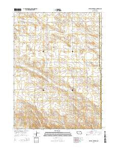 Bethel Cemetery Nebraska Current topographic map, 1:24000 scale, 7.5 X 7.5 Minute, Year 2014