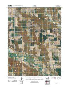 Beverly Nebraska Historical topographic map, 1:24000 scale, 7.5 X 7.5 Minute, Year 2011
