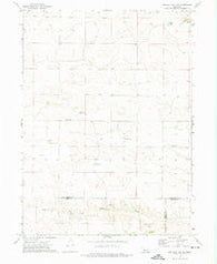 Big Bald Hill NE Nebraska Historical topographic map, 1:24000 scale, 7.5 X 7.5 Minute, Year 1972