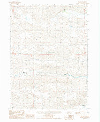 Big Falls Nebraska Historical topographic map, 1:24000 scale, 7.5 X 7.5 Minute, Year 1987