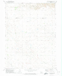 Big Springs NW Nebraska Historical topographic map, 1:24000 scale, 7.5 X 7.5 Minute, Year 1971