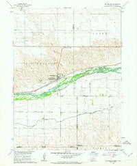 Big Springs Nebraska Historical topographic map, 1:24000 scale, 7.5 X 7.5 Minute, Year 1961